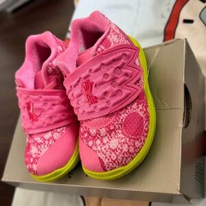 Kids Pink and Yellow Shoes